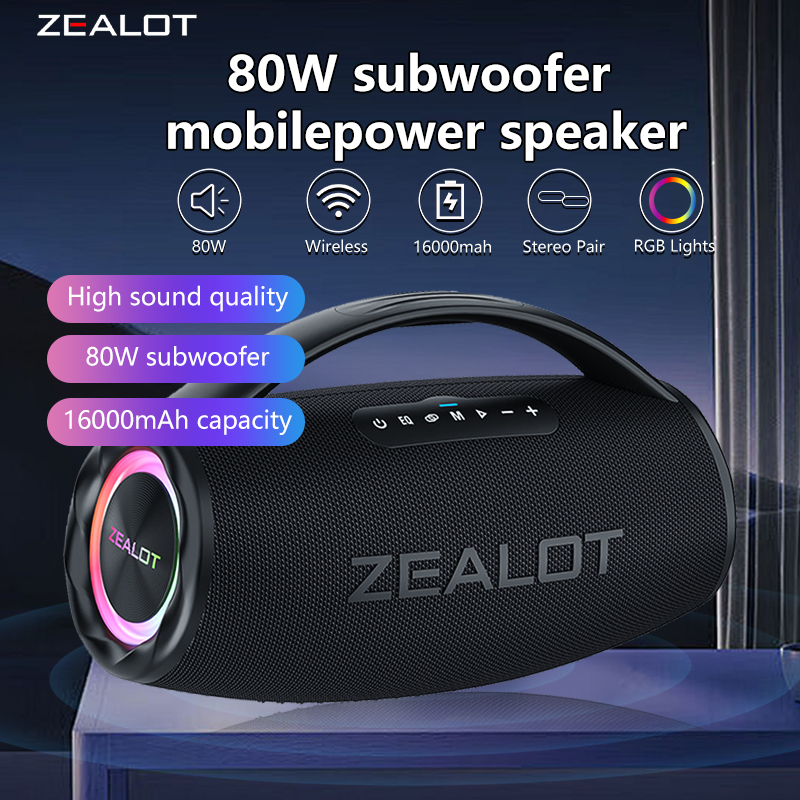 Holy Stone Drone Hs175 - ZEALOT S97 80W Altavoz inalámbrico, Altavoz