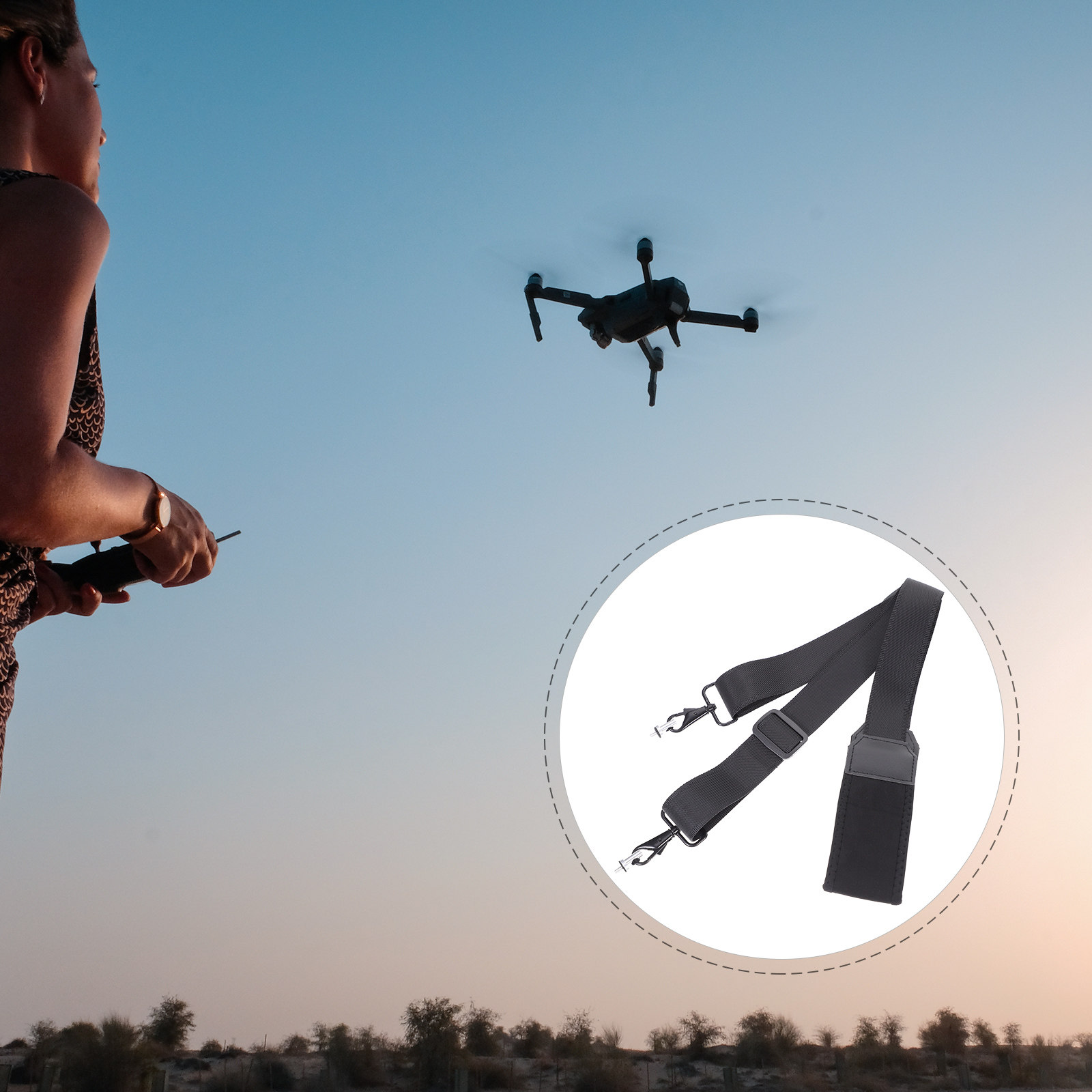 Drone Neck Strap - Correa de Cuello Compatible con Control