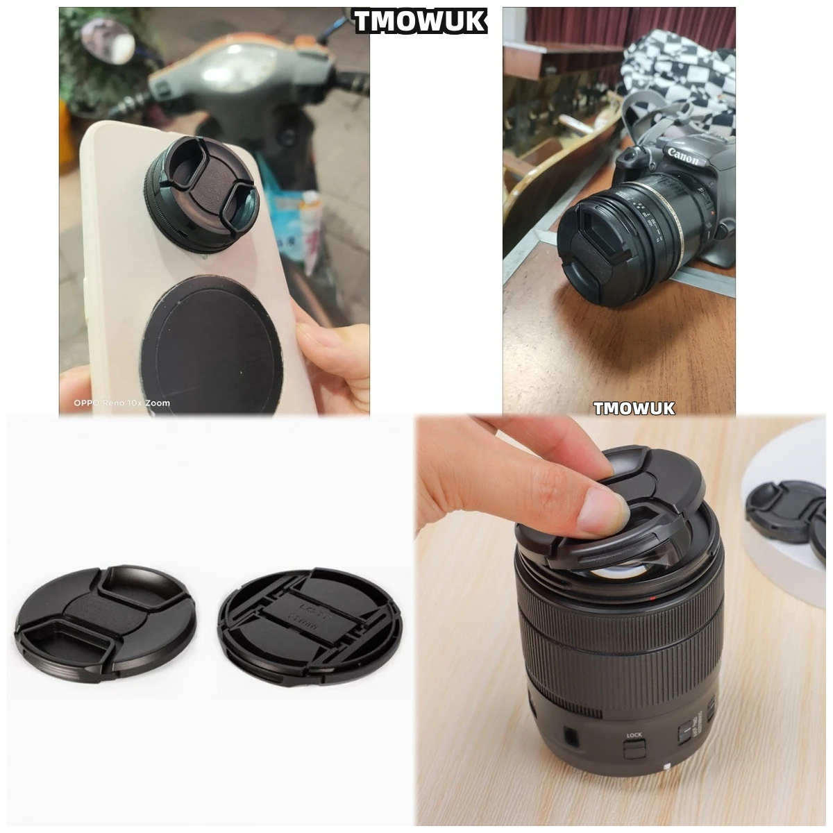 Canon Camera Eos M50 Mark Ii - Tapa Protectora para Lente de Cámara