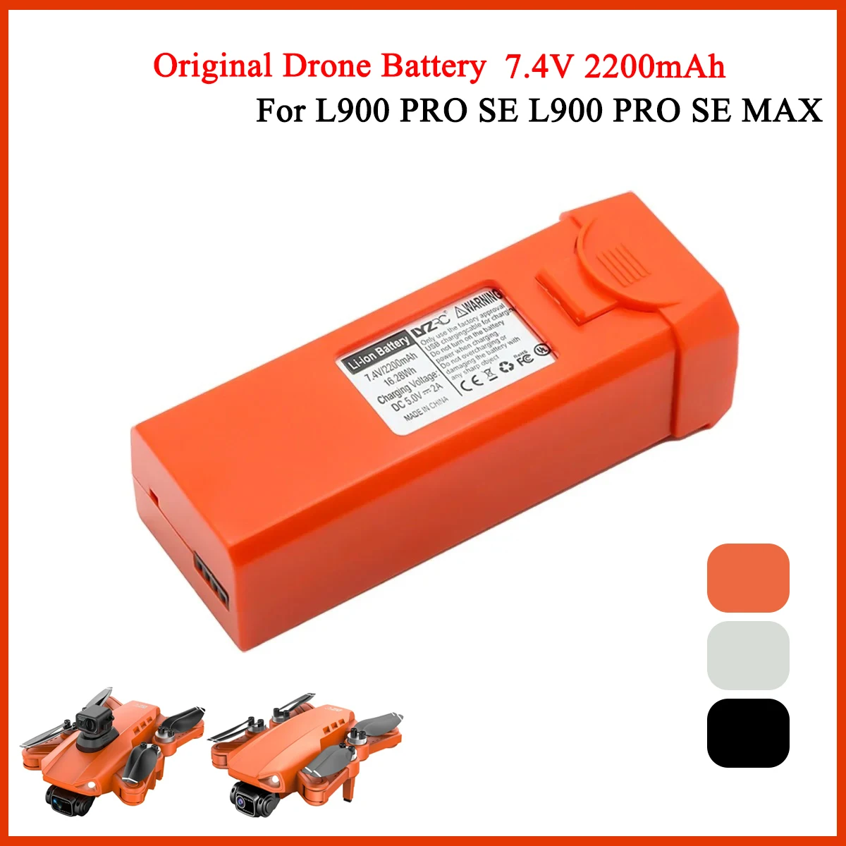 Jjrc Drone X12 - Batería Para Dron L900 PRO SE