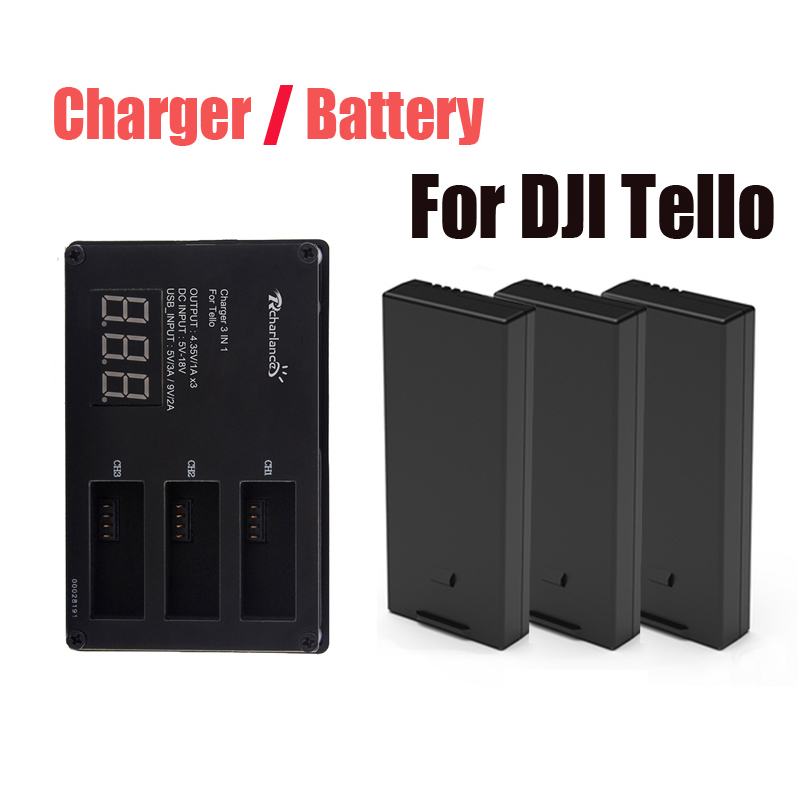 Drone Charging Hub - Batería Original DJI Tello/cargador de batería