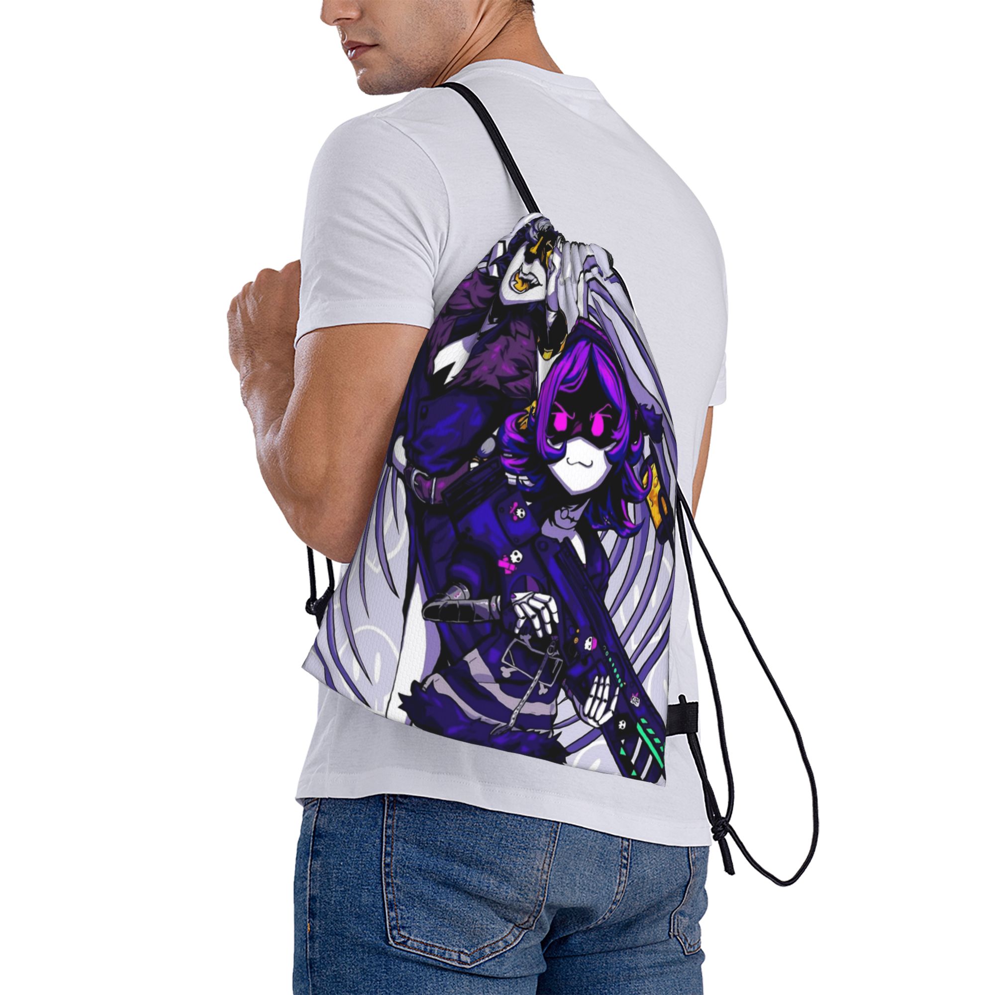 Drone Backpack - Bolsa con cordón de Anime Murder