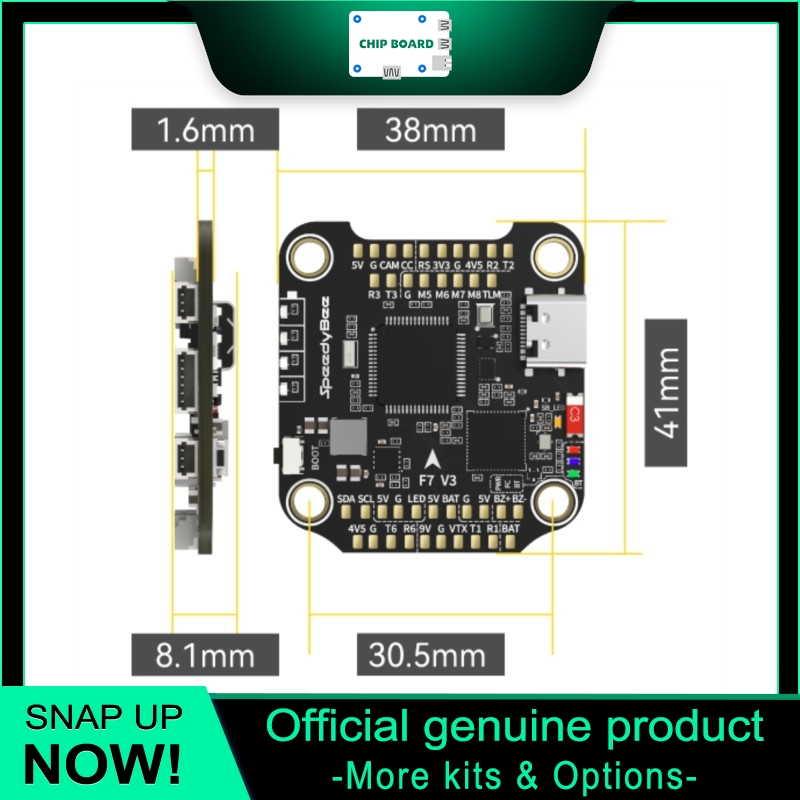 Betaflight Fc F7 - Controlador de vuelo SpeedyBee F7 V3