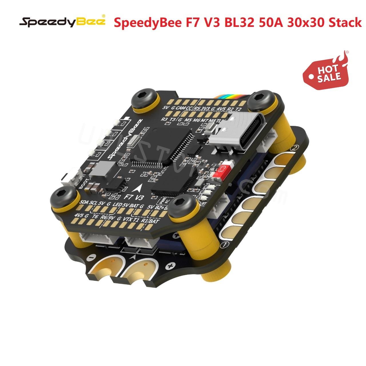 Nuevo SpeedyBee F7 V3 BL32 50A - Betaflight Fc F7 reseña y precio