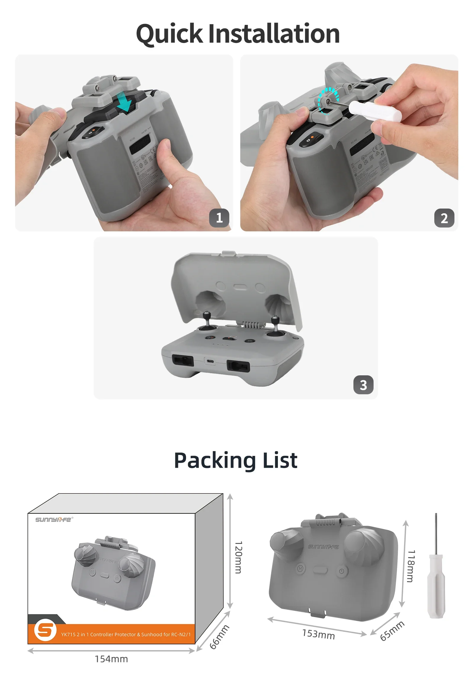 Protector de controlador 2 en  - Drone Control Stick reseña y precio