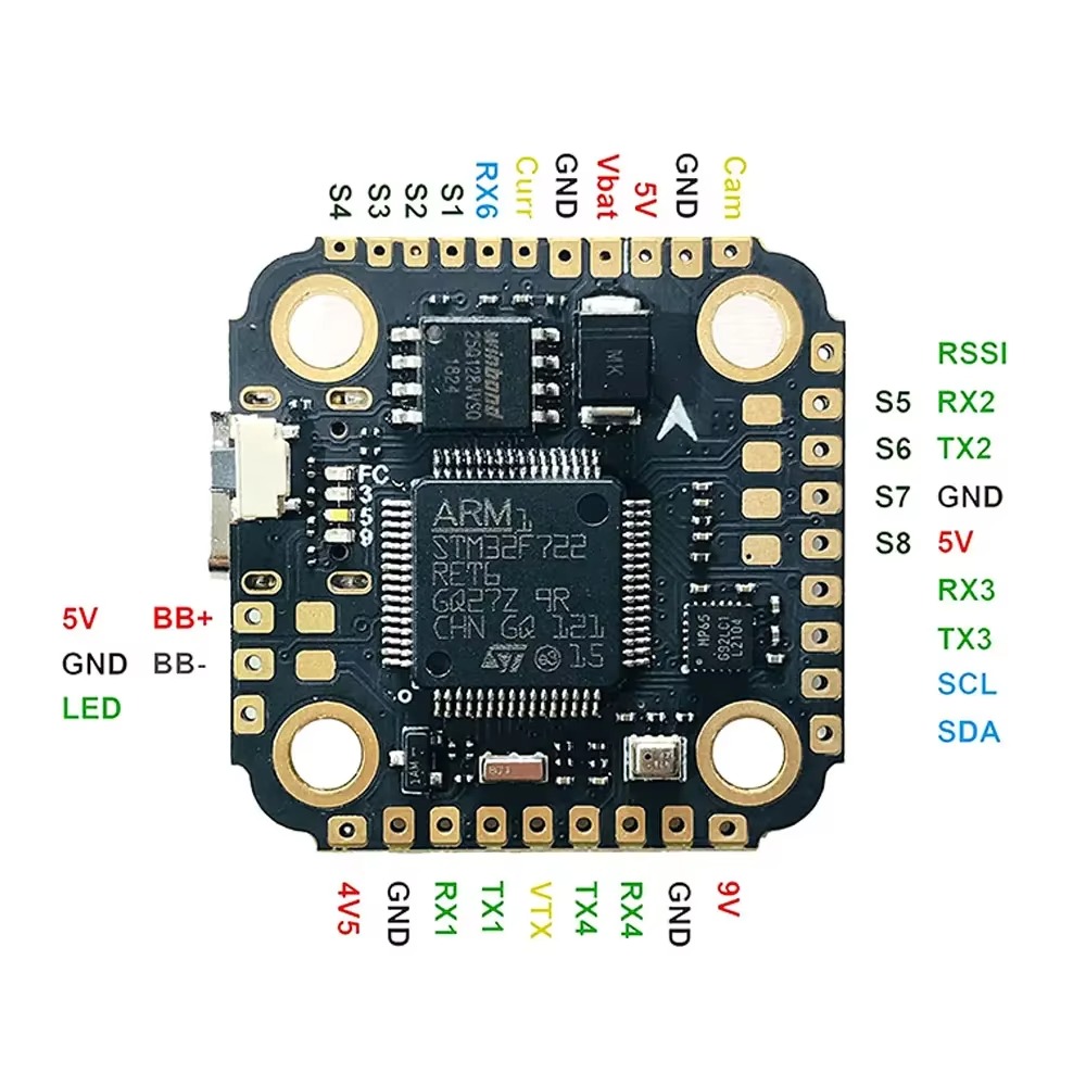 Controlador de vuelo VivaSF7 M - Betaflight Fc F7 reseña y precio