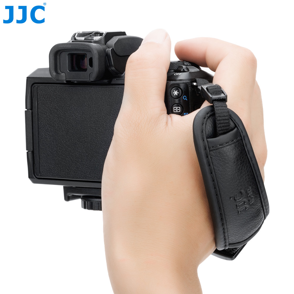 JJC-Correa de muñeca de cuero  - Canon Camera Eos M50 Mark Ii reseña y precio
