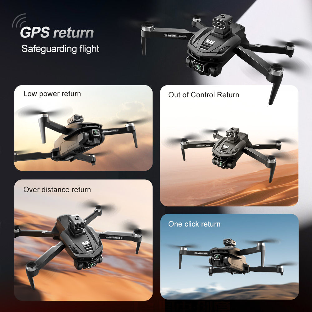 V168 PRO Max GPS Drone 8K Prof - Drone Controller Screen reseña y precio