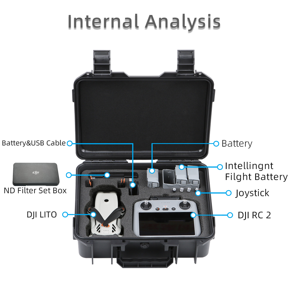 Estuche rígido de almacenamien - Drone Controller Hood reseña y precio