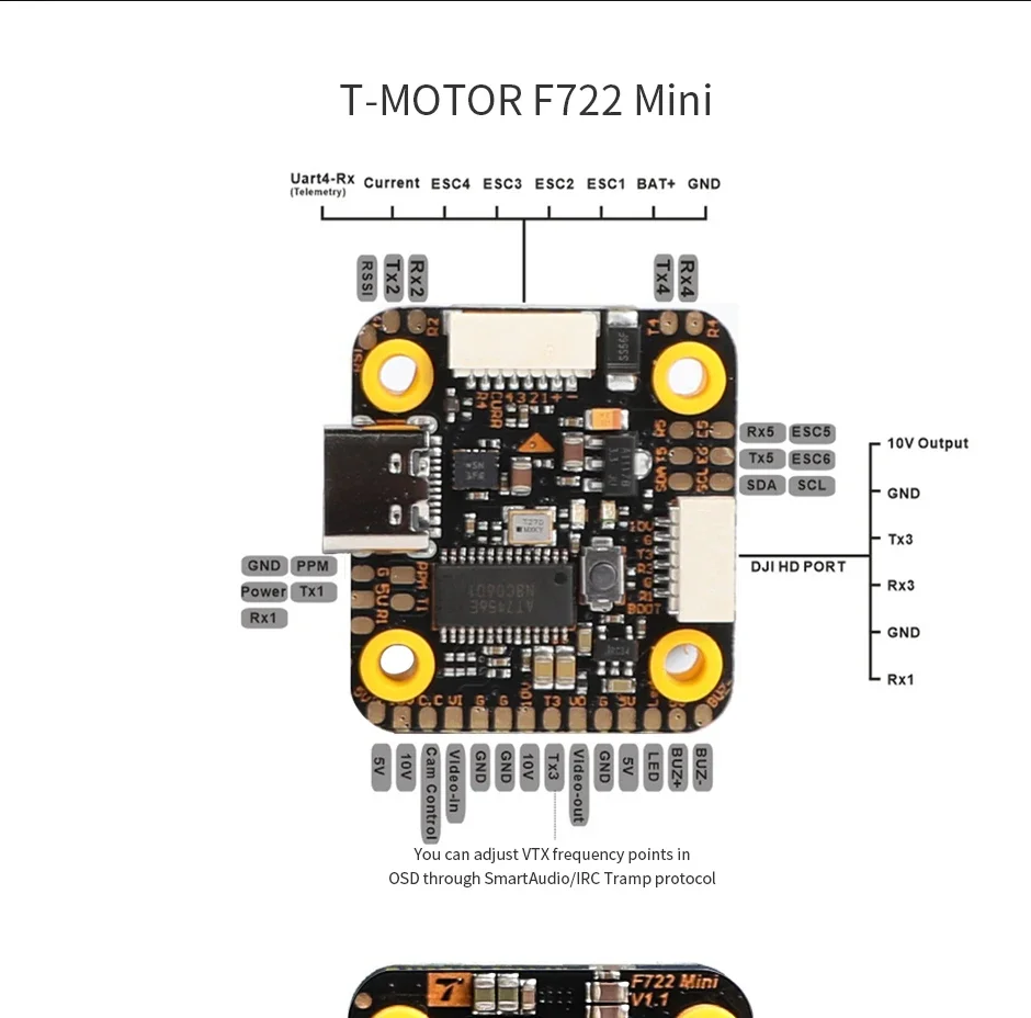 Combo T-Motor MINI F7 FC y F45 - Betaflight Fc F7 reseña y precio